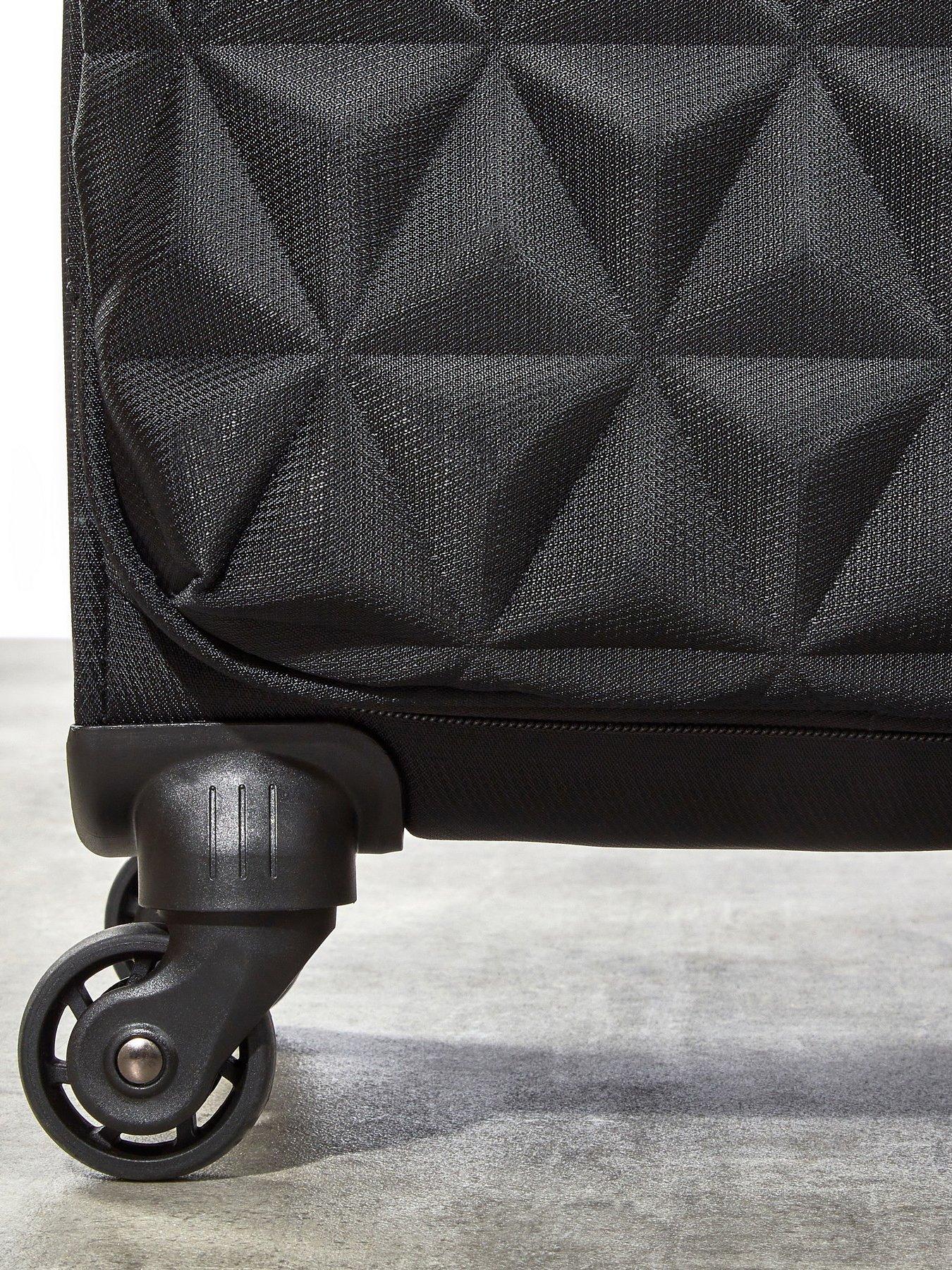 Image 4 of 6 of Rock Luggage Jewel 4 Wheel Soft Medium Suitcase - Black