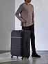  image of rock-luggage-jewel-4-wheel-soft-large-suitcase-black