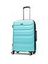  image of rock-luggage-bali-8-wheel-hardshell-medium-suitcase-turquoise