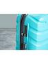  image of rock-luggage-bali-8-wheel-hardshell-medium-suitcase-turquoise