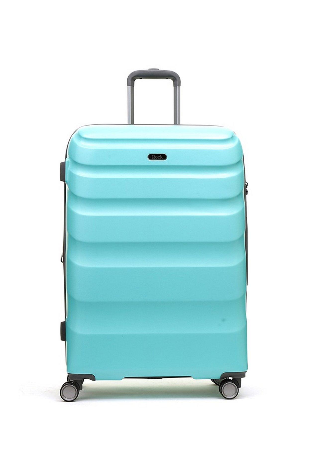 Image 3 of 7 of Rock Luggage Bali 8 Wheel Hardshell Large Suitcase - Turquoise