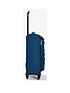  image of rock-luggage-jewel-4-wheel-soft-cabin-suitcase-blue