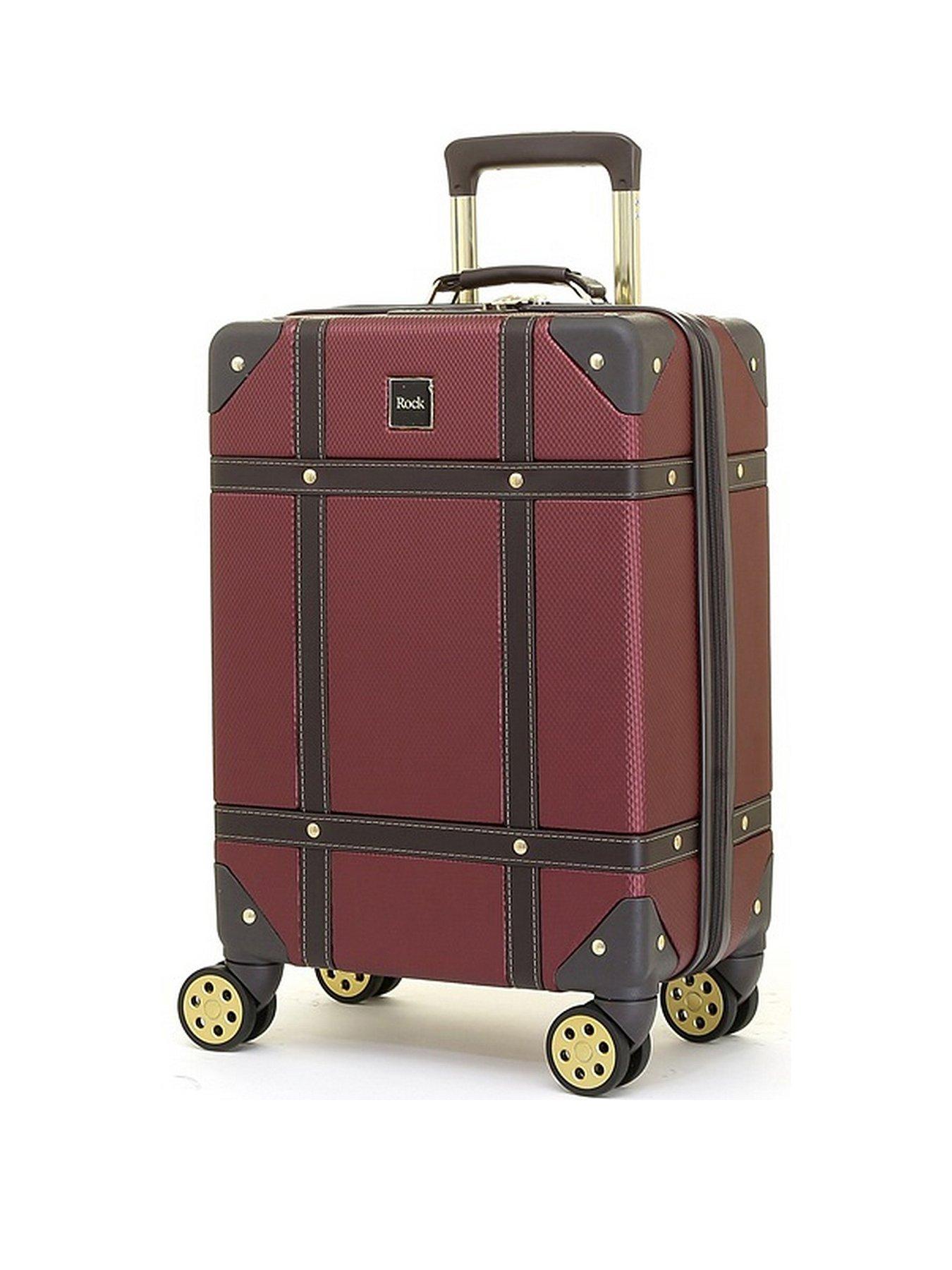 Designer Vintage Trunk Combination Luggage Sets of 2 Piece, Hard