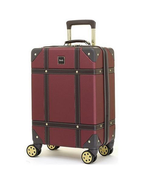rock-luggage-vintage-8-wheel-retro-style-hardshell-cabin-suitcase-burgundy