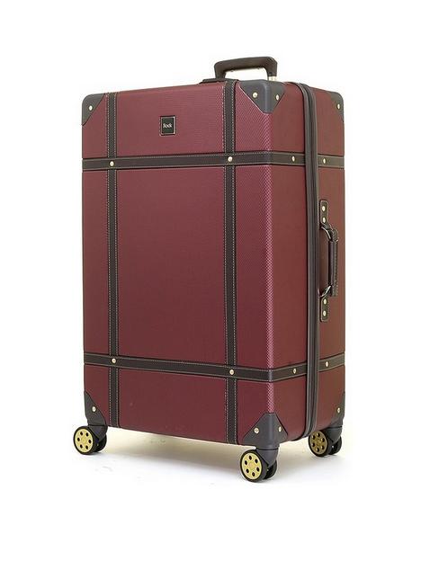 rock-luggage-vintage-8-wheel-retro-style-hardshell-large-suitcase-burgundy