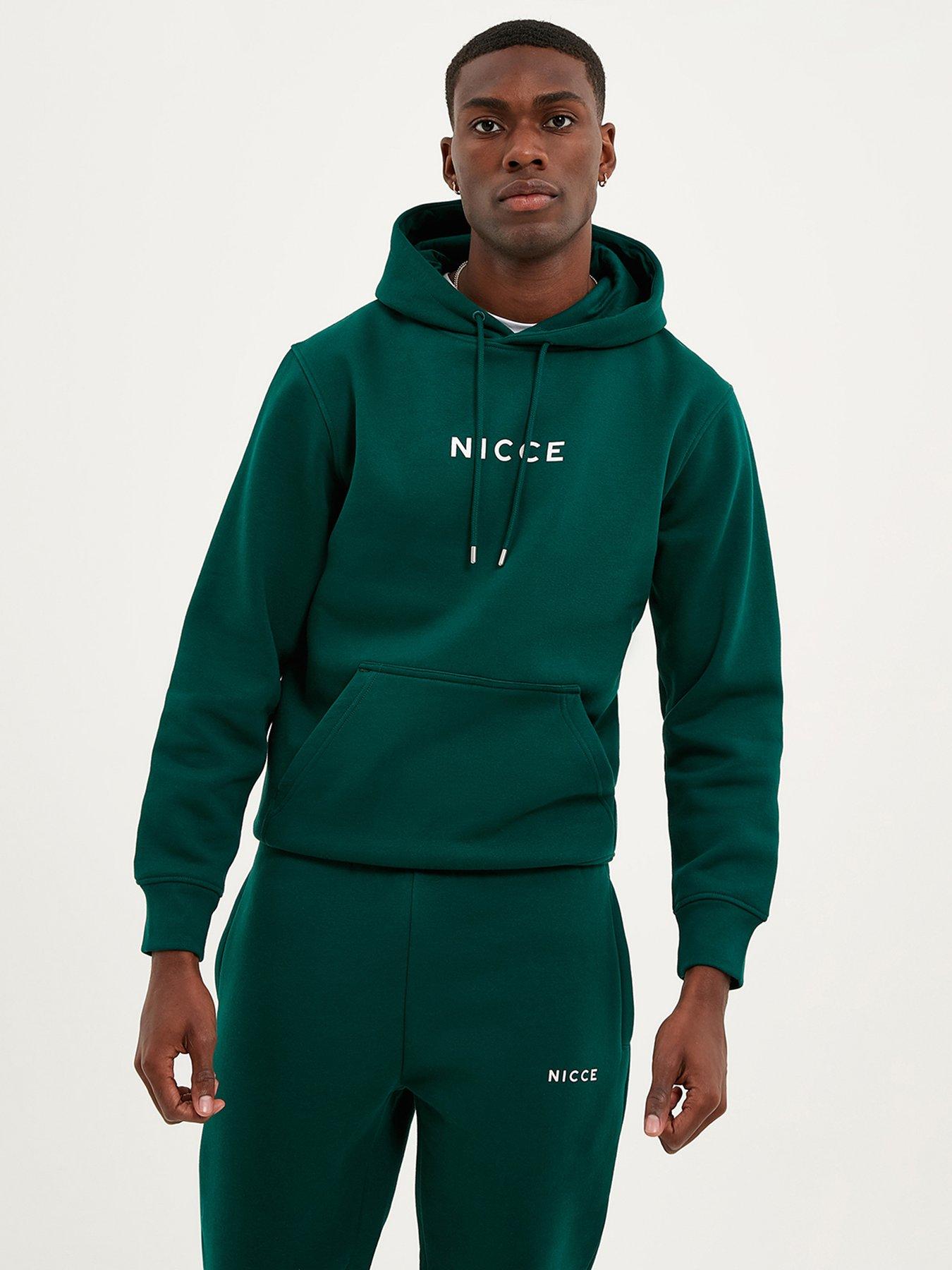 Nicce Centre Logo Hoodie - Ivy Green | very.co.uk