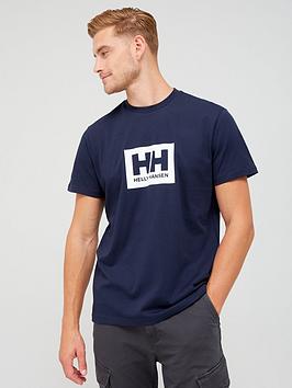 helly hansen hh box t-shirt - navy