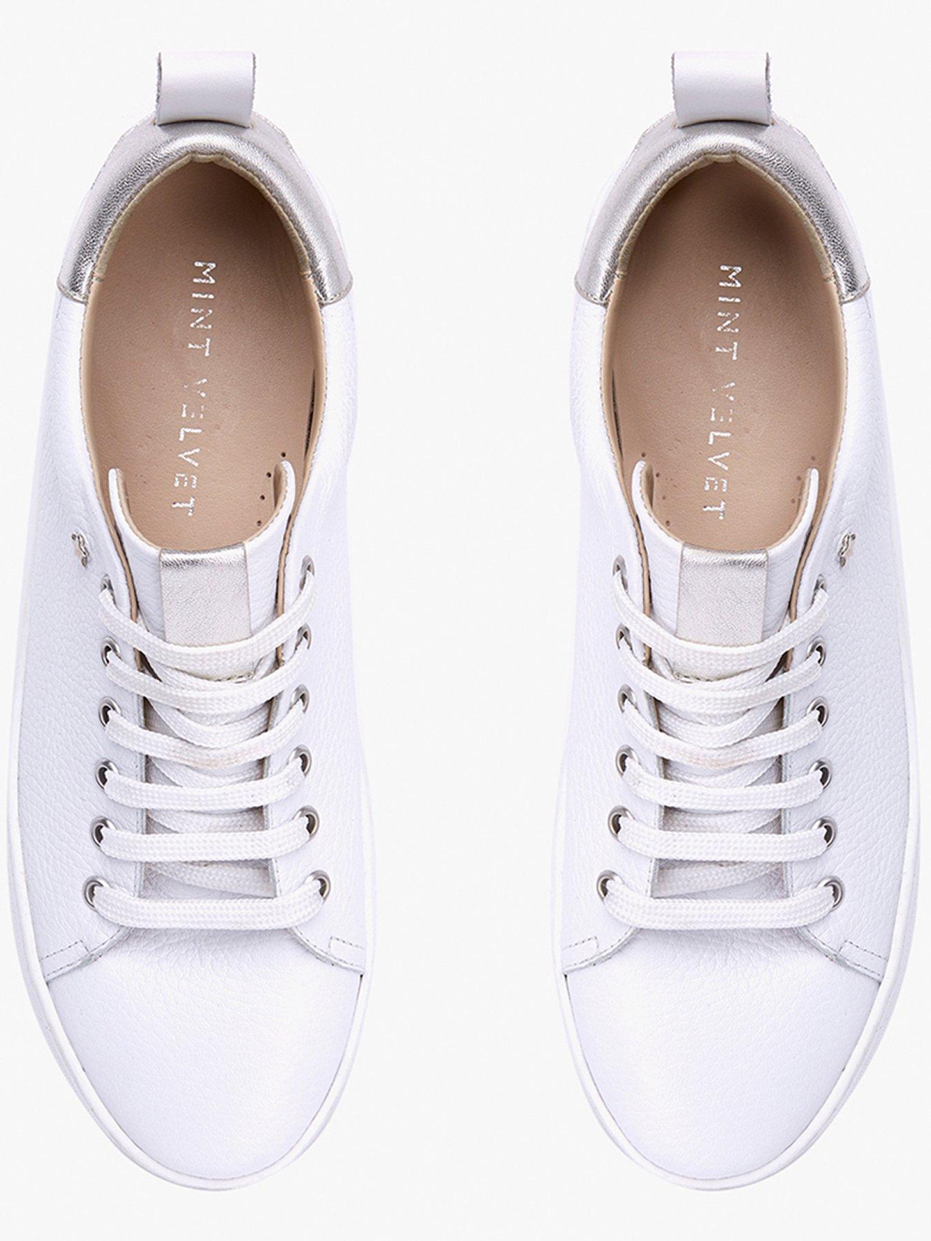 Mint Velvet Belle Lace Up Platform Trainer Very