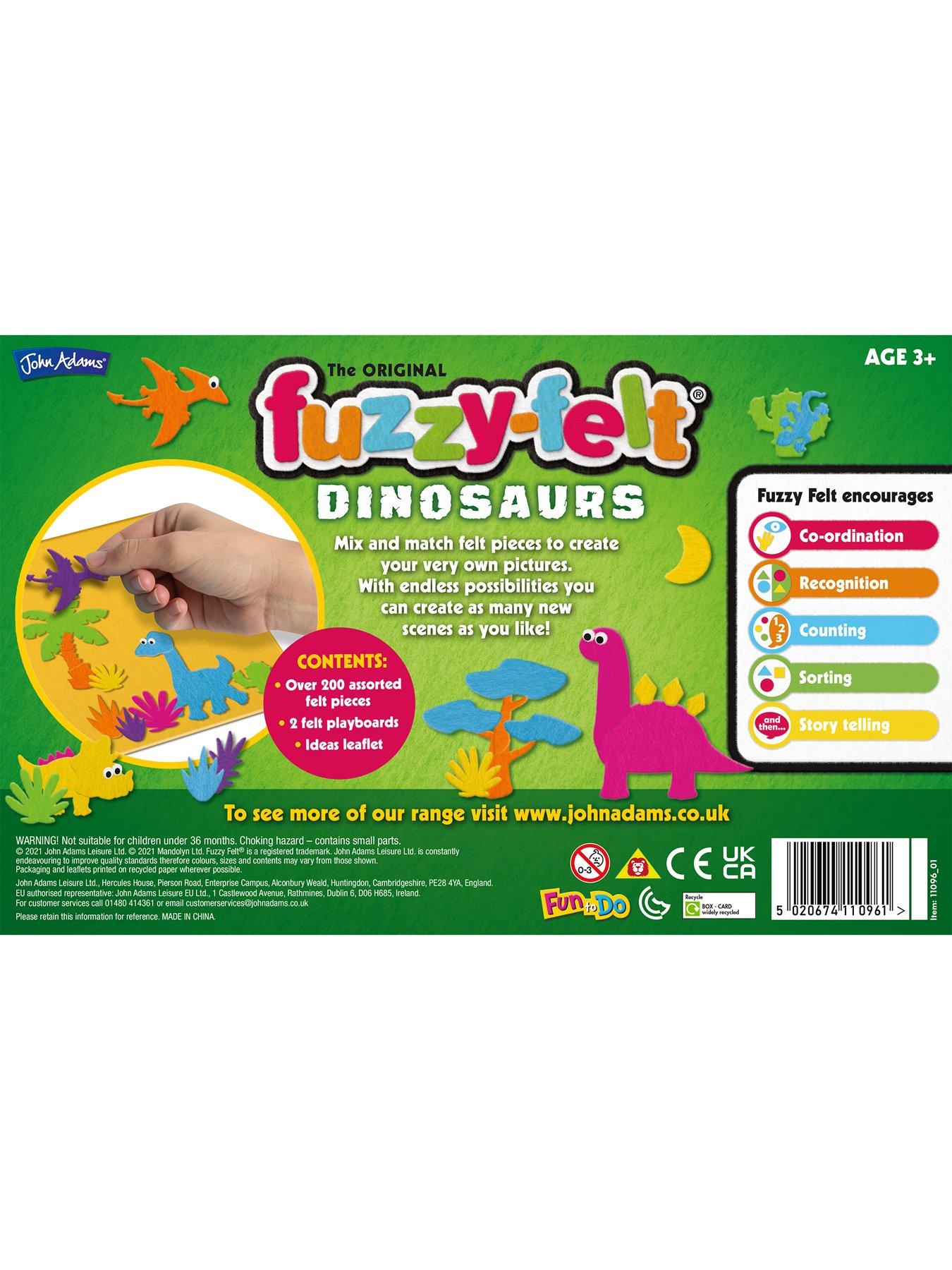 Fuzzy cheap felt dinosaurs