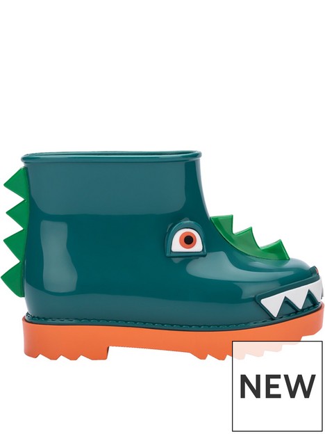 melissa-mininbspfabula-dinosaur-rain-boots-teal