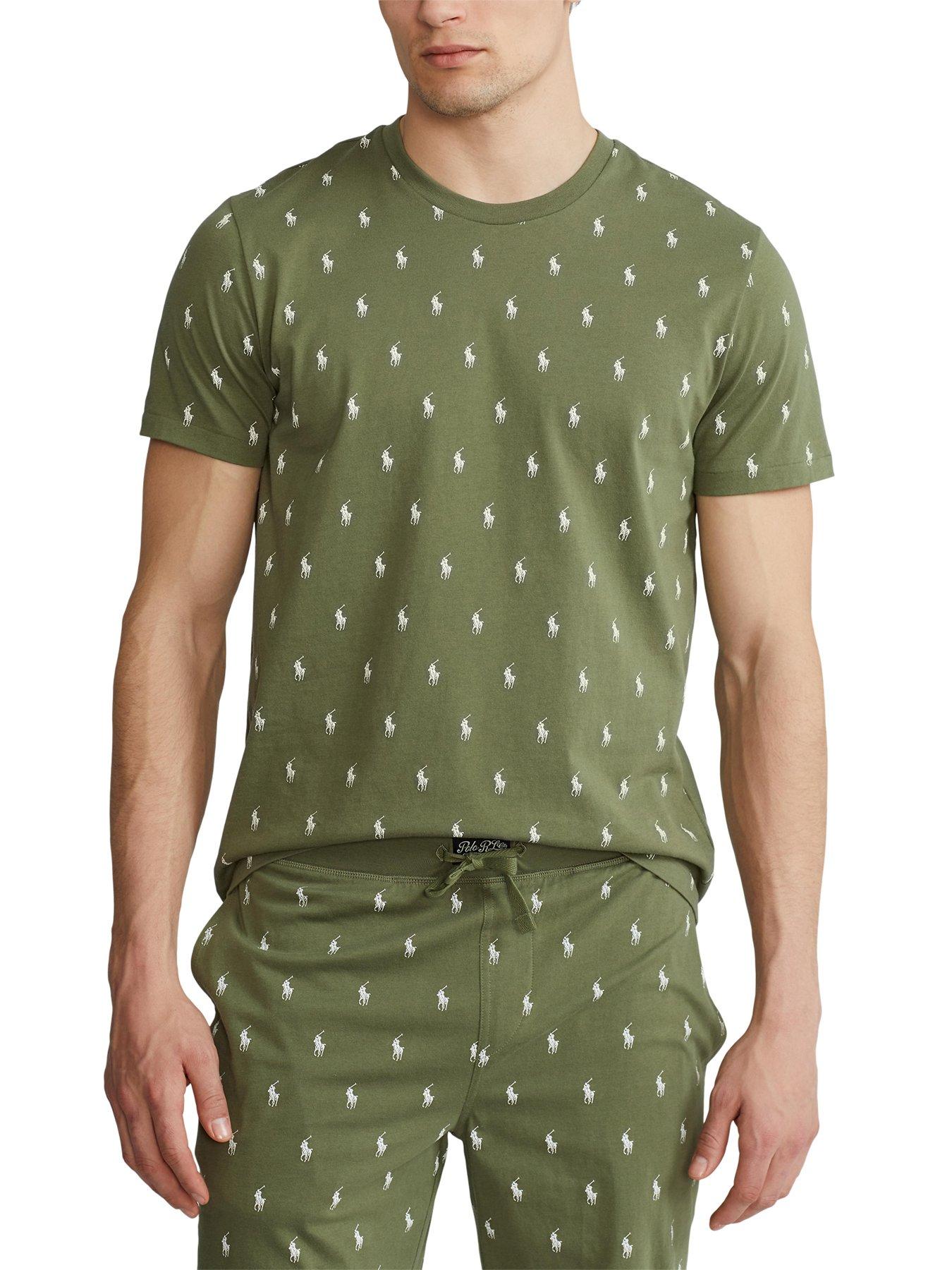 Polo Ralph Lauren All Over Pp Lounge T-shirt - Army Olive 