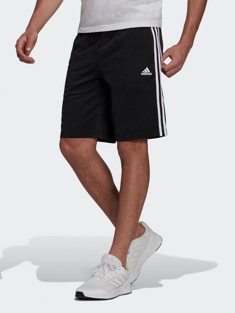 adidas-essentials-warm-up-3-stripes-shorts