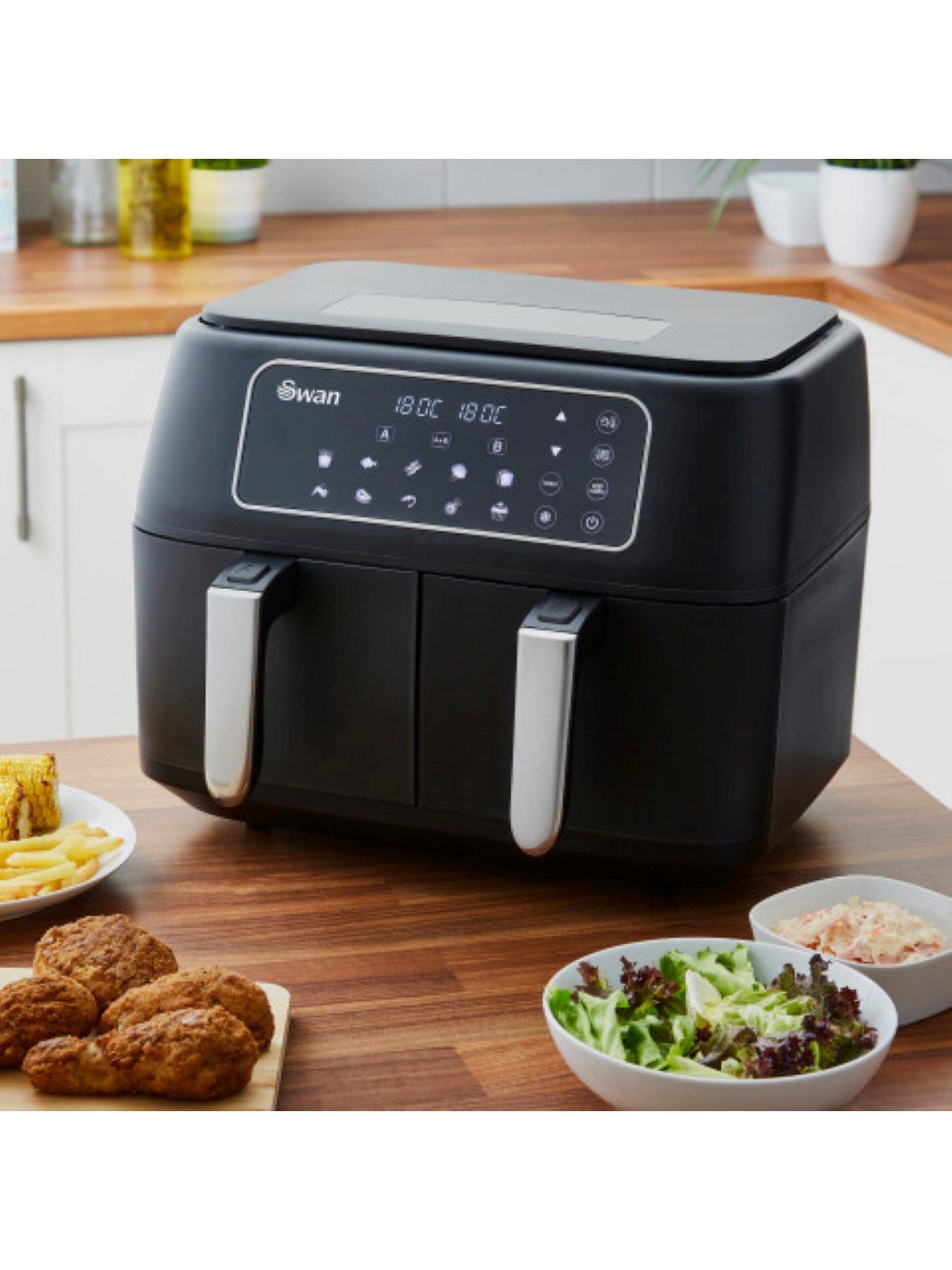 Salter verticook stackable air fryer vertical double drawer air fryer