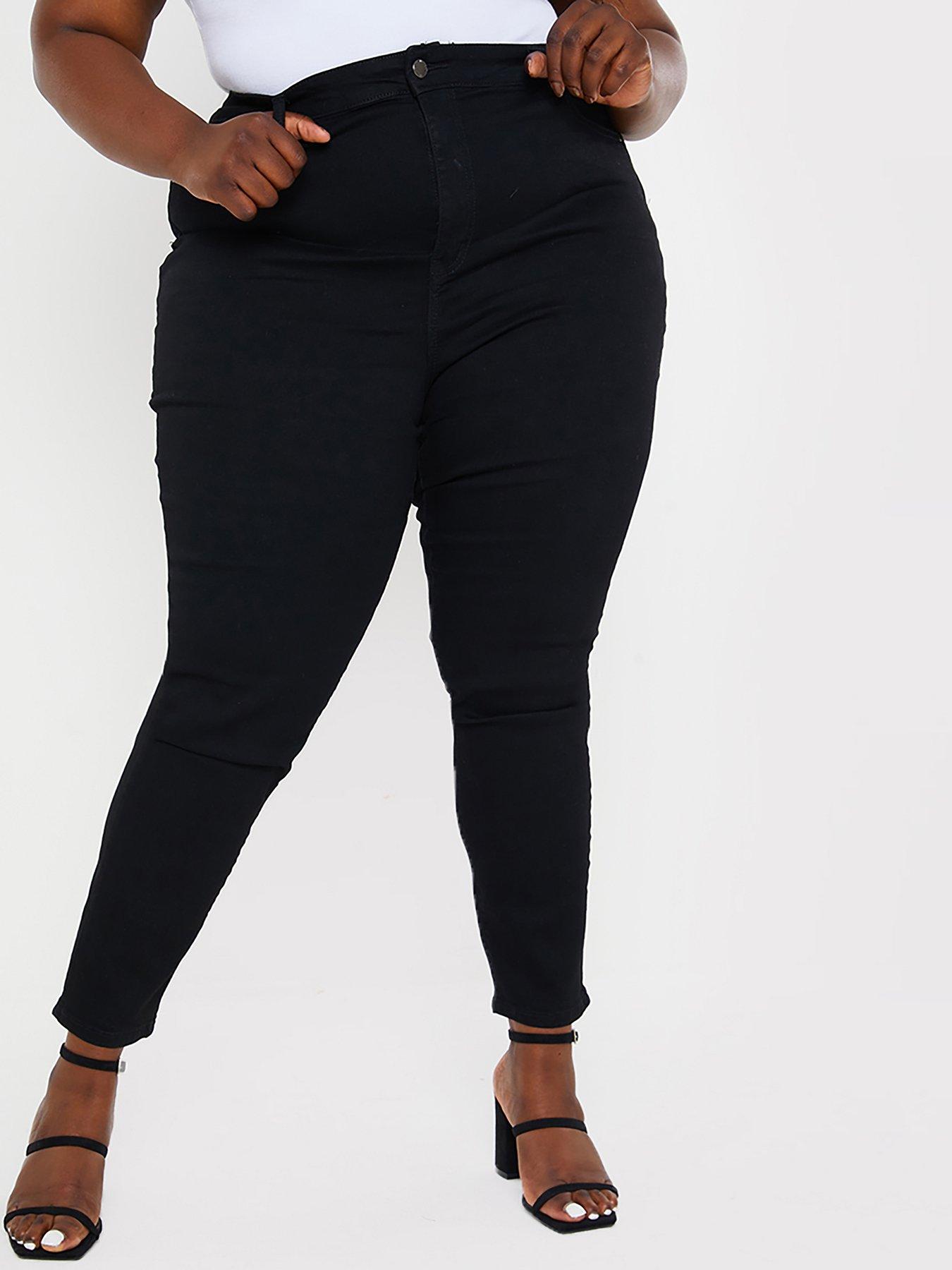 curve coated jeans