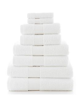 Product photograph of Luxury 8 Piece Towel Bale 650gsm from very.co.uk