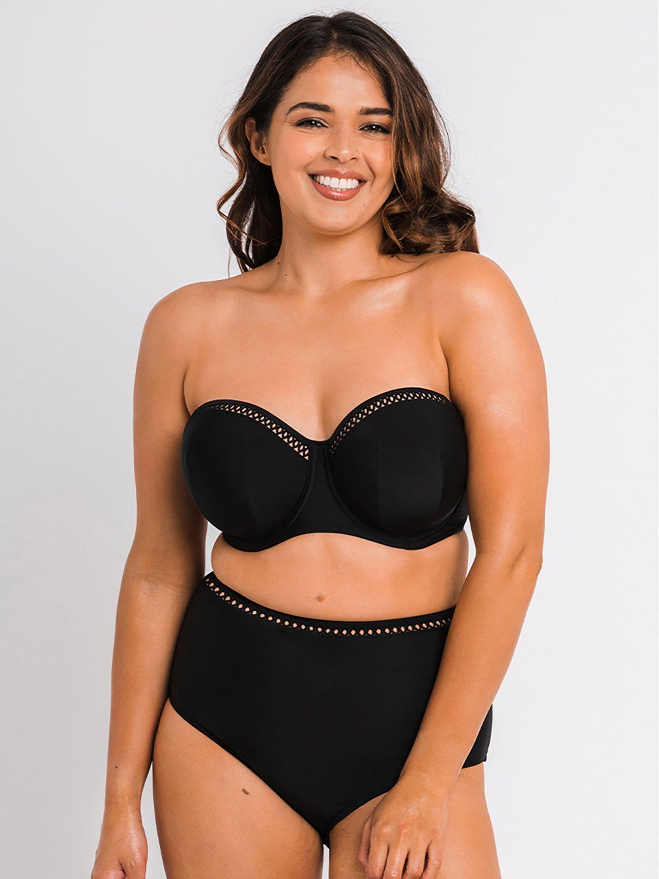 Plus size high 2024 waisted bikini uk