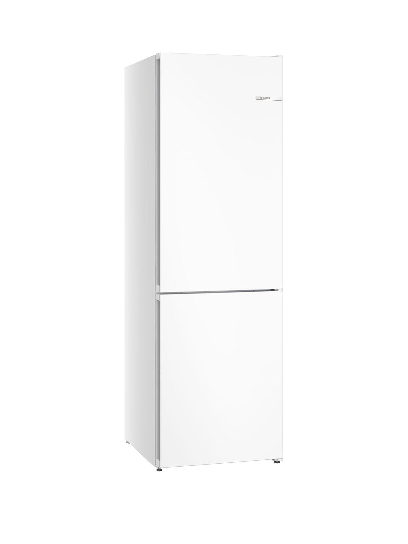 Bosch Series 4 KGN362WDFG 187cm 60/40, Frost Free Fridge Freezer - White - D Rated