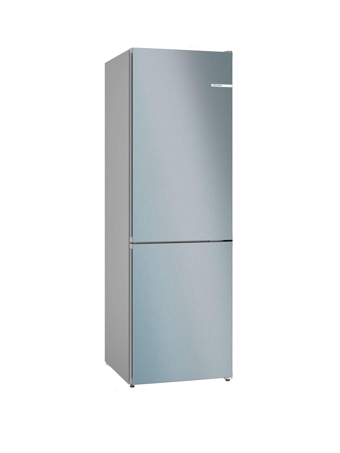 Bosch Series 4 Kgn362Ldfg 60/40, Frost-Free, 60Cm Wide Fridge Freezer - Stainless Steel