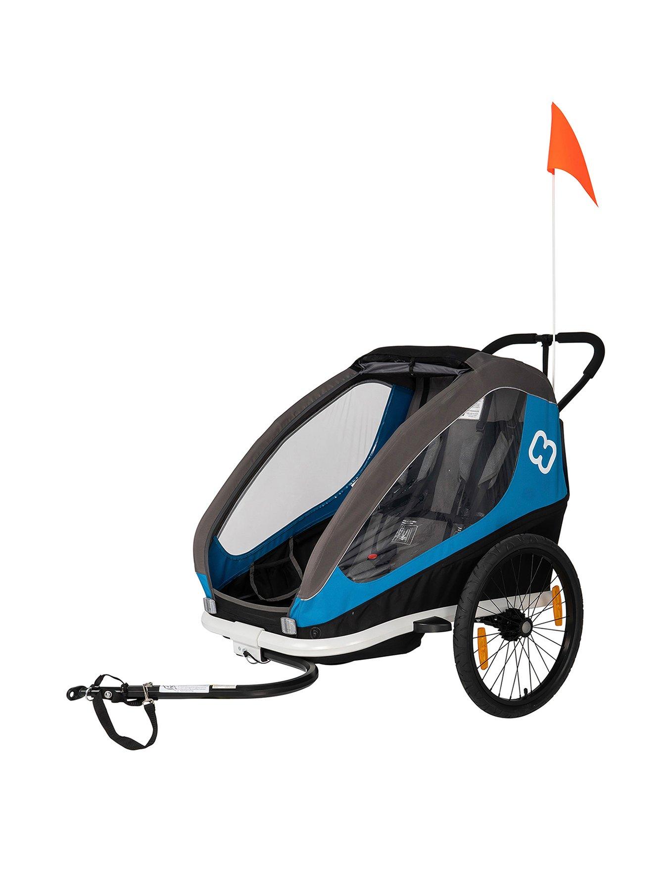 Image 1 of 4 of Hamax Traveller Child Bike Trailer Petrol Blue/Grey