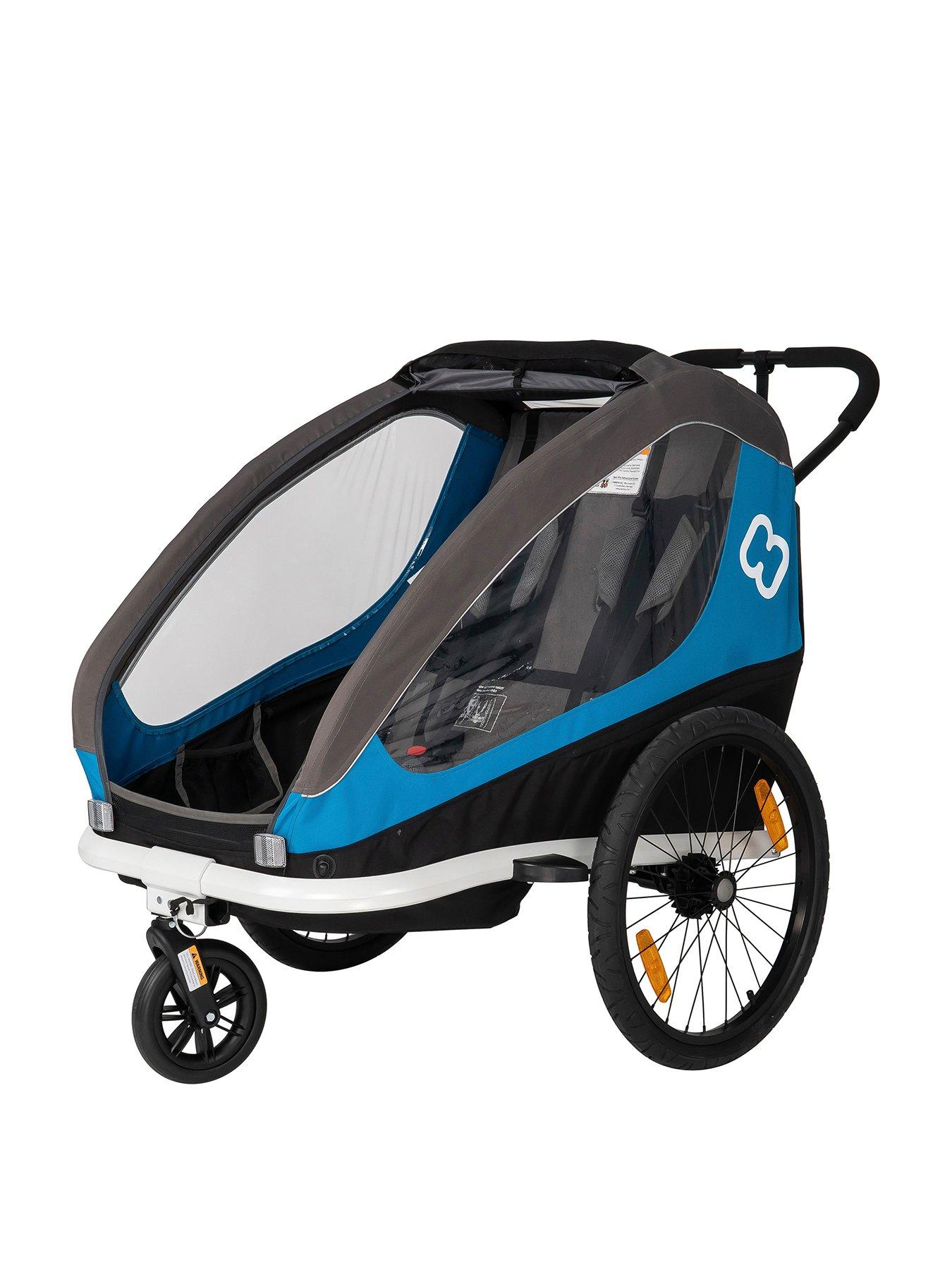 Image 2 of 4 of Hamax Traveller Child Bike Trailer Petrol Blue/Grey
