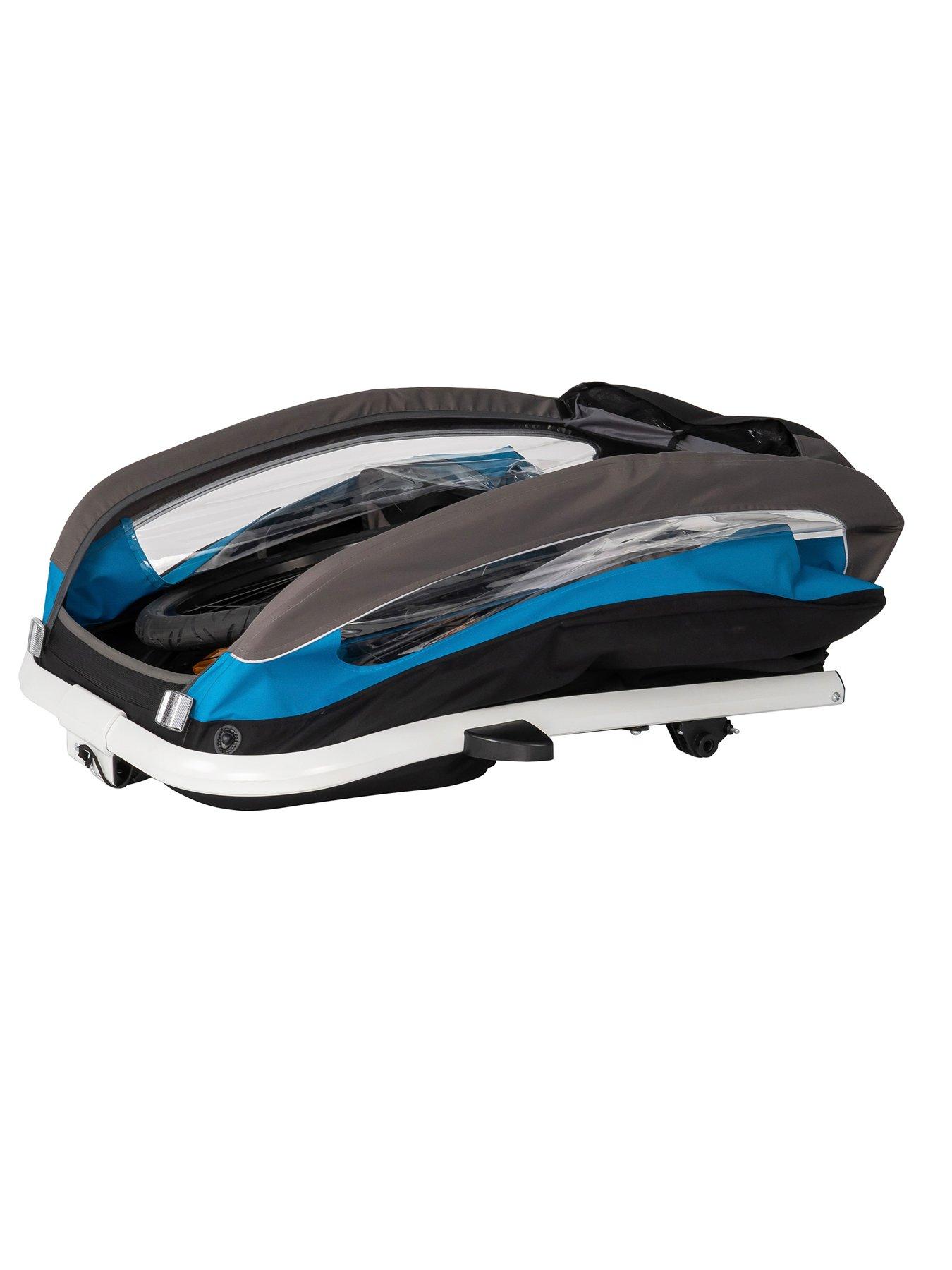 Image 4 of 4 of Hamax Traveller Child Bike Trailer Petrol Blue/Grey