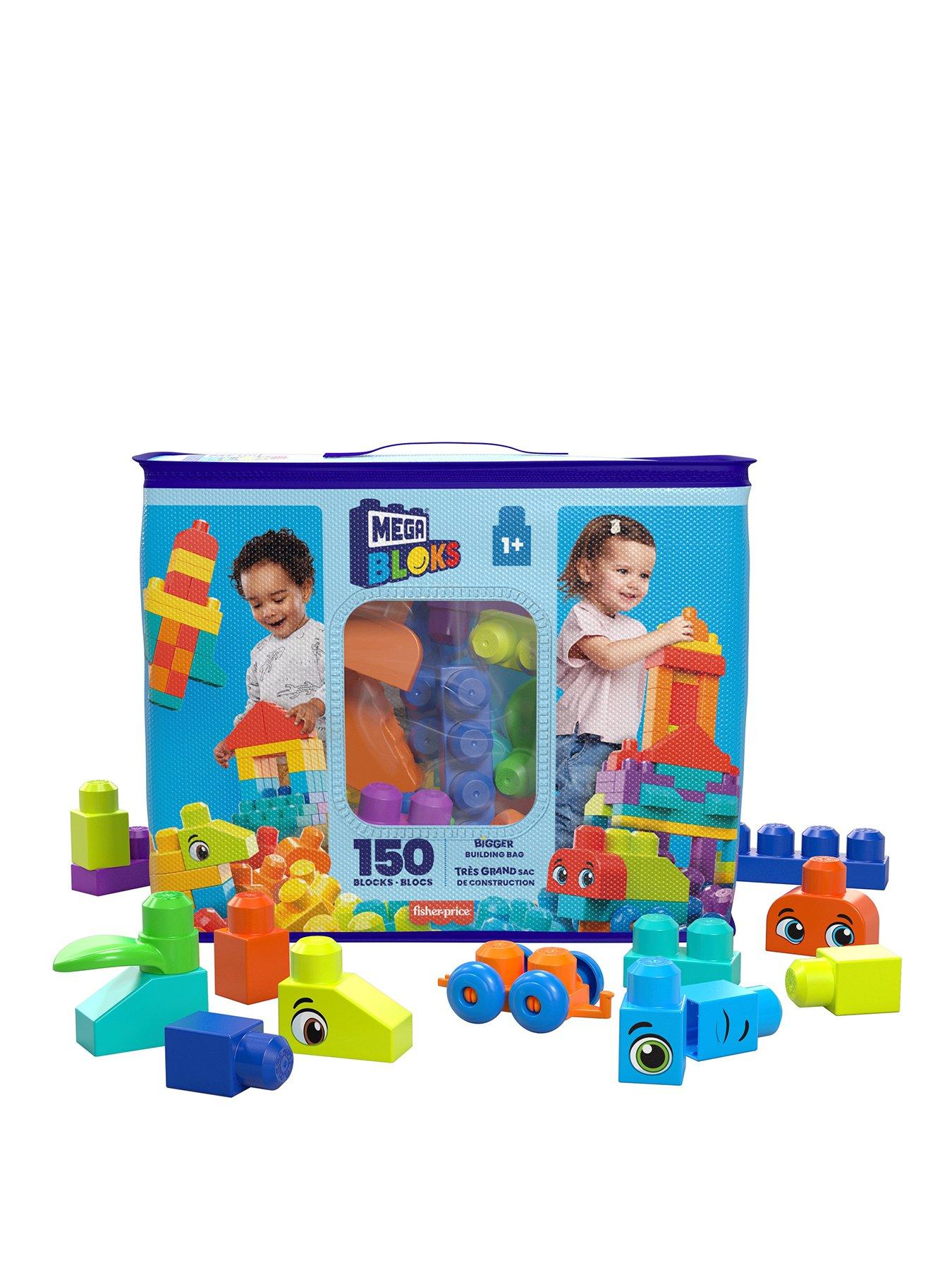 MEGA First Builders Bigger Building Bag with 150 big building blocks