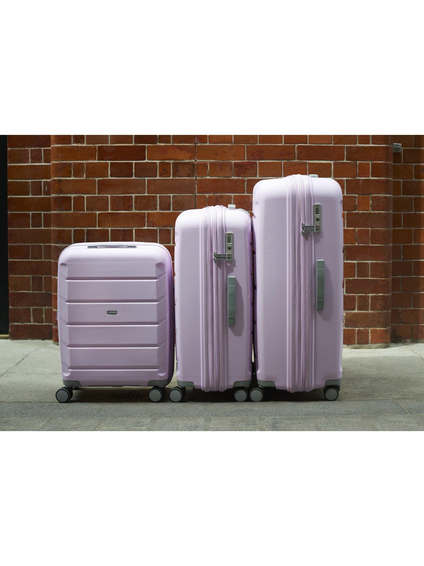 Image 7 of 7 of Rock Luggage Tulum 8 Wheel Hardshell Large Suitcase - Lilac