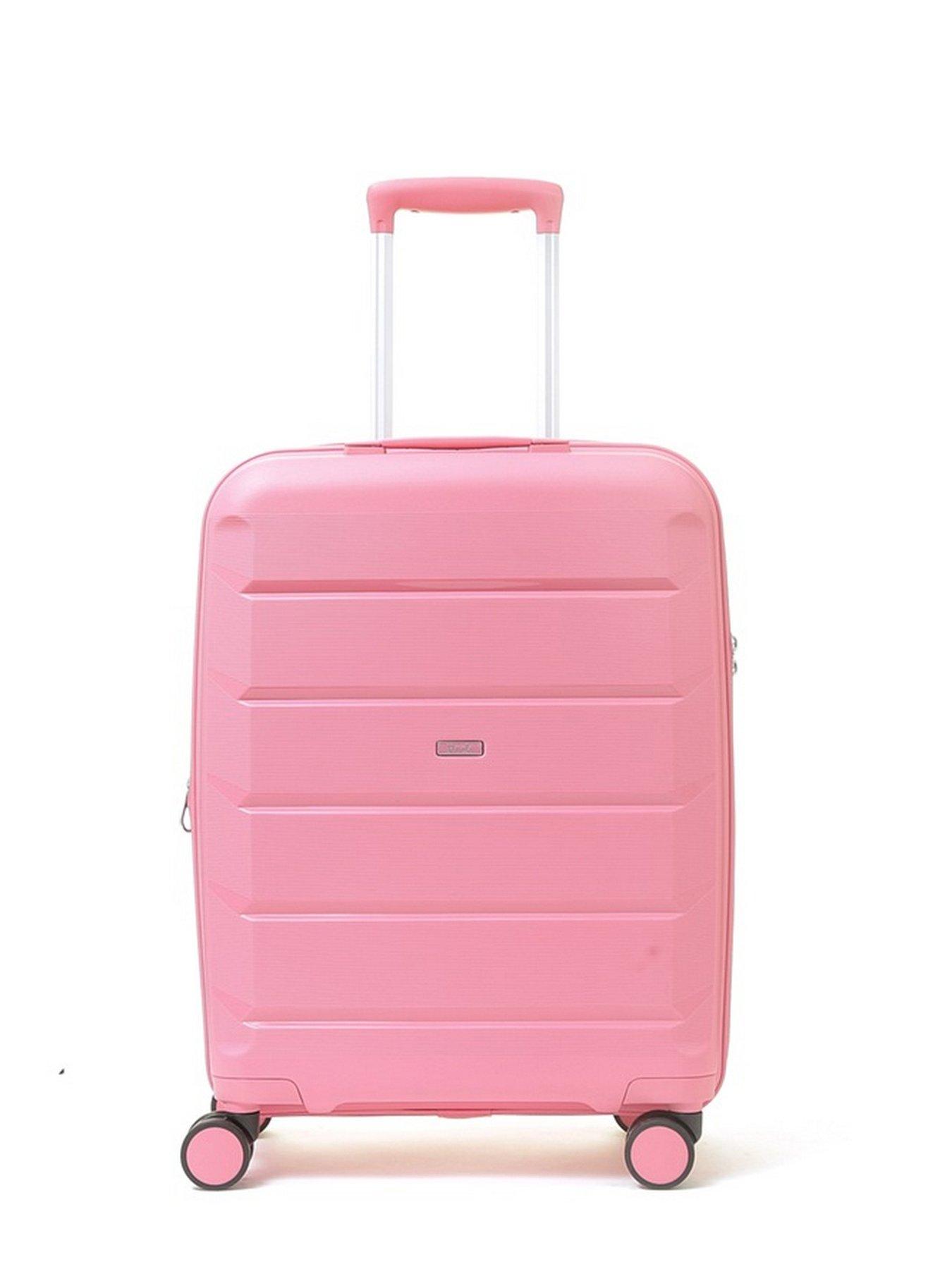 Image 3 of 7 of Rock Luggage Tulum 8 Wheel Hardshell Cabin Suitcase - Bubblegum Pink