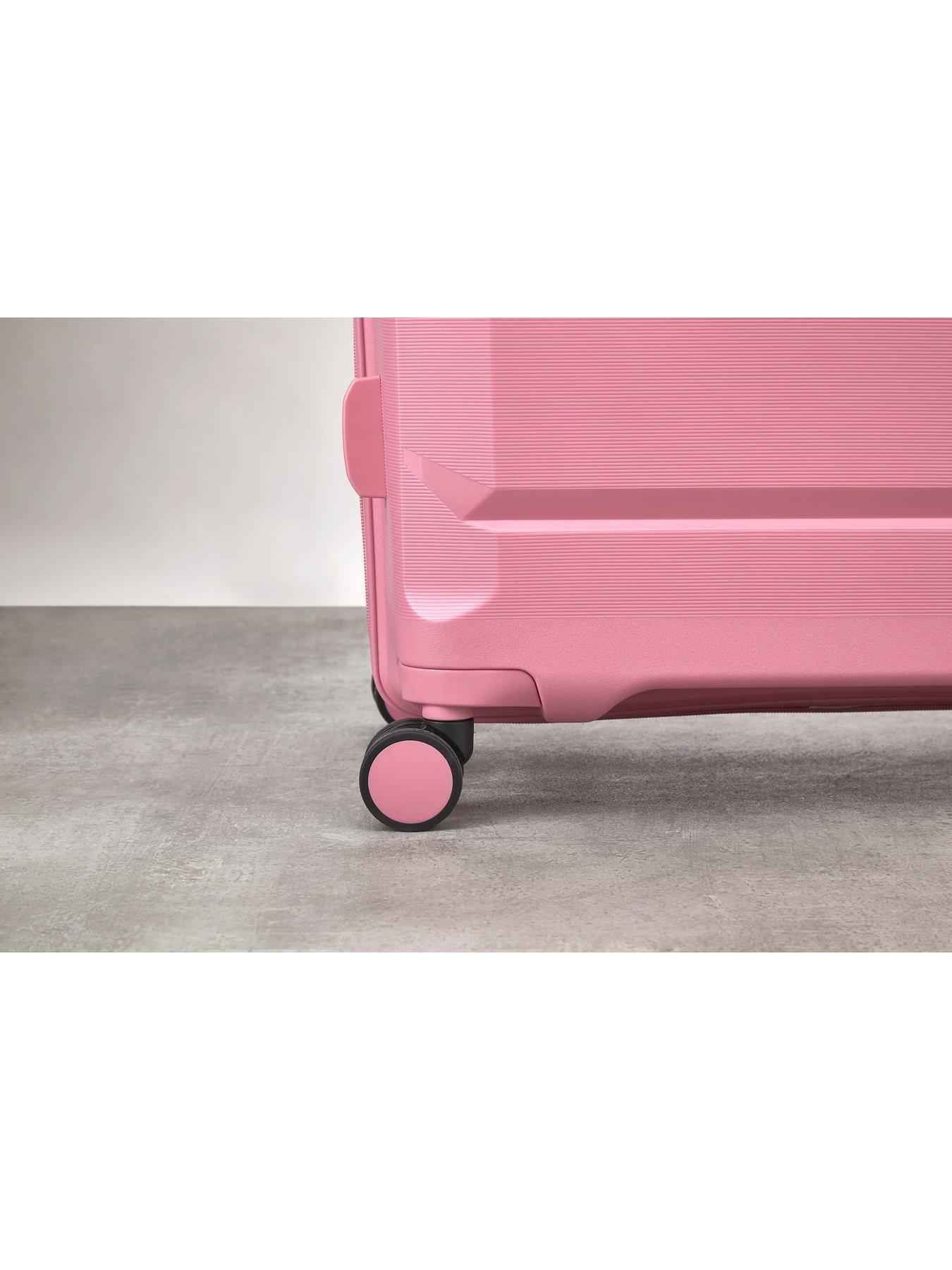 Image 4 of 7 of Rock Luggage Tulum 8 Wheel Hardshell Cabin Suitcase - Bubblegum Pink