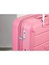  image of rock-luggage-tulum-8-wheel-hardshell-cabin-suitcase-bubblegum-pink