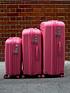  image of rock-luggage-tulum-3-piece-set-hardshell-8-wheel-spinner-bubblegum-pink