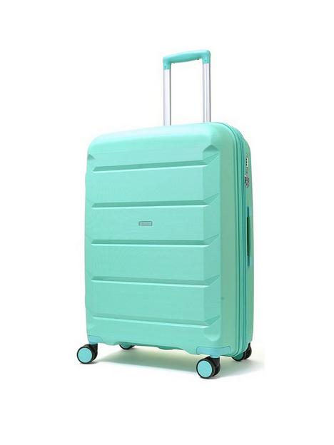 rock-luggage-tulum-8-wheel-hardshell-medium-suitcase-turquoise