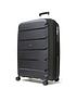  image of rock-luggage-tulum-8-wheel-hardshell-large-suitcase-black
