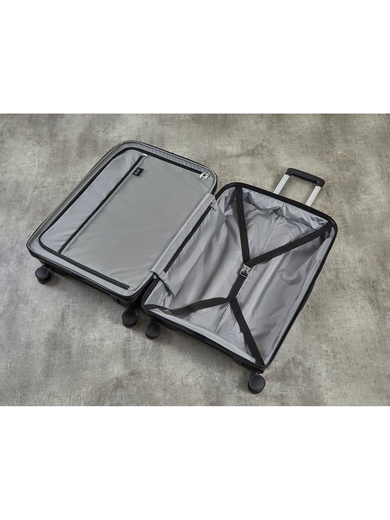Image 5 of 6 of Rock Luggage Tulum 3 Piece Set Hardshell 8 Wheel Spinner - Black