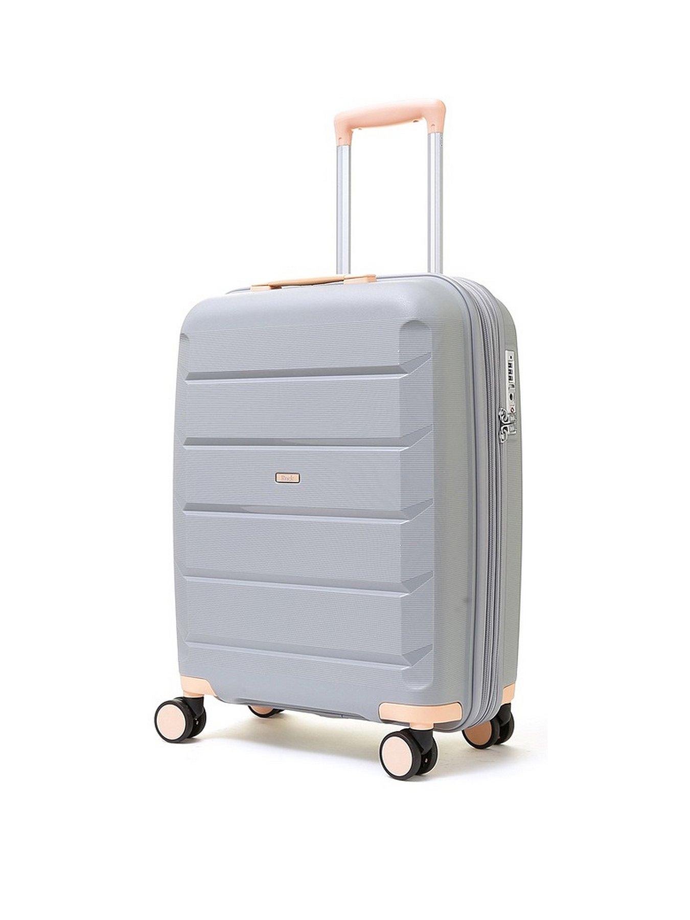 Grey cheap cabin suitcase