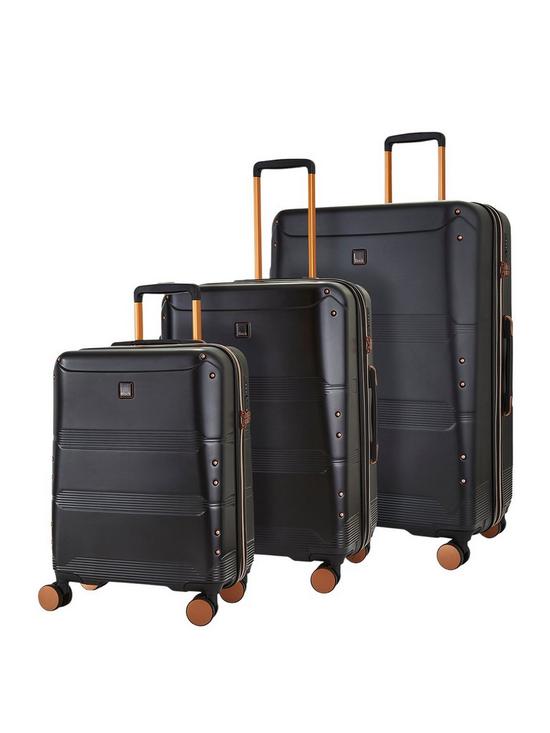 front image of rock-luggage-mayfair-3-piece-set-hardshell-8-wheel-spinner-black