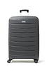 image of rock-luggage-prime-8-wheel-hardshell-large-suitcase-charcoal