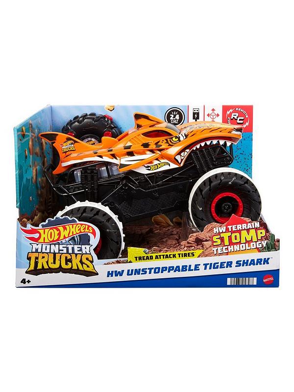 Image 7 of 7 of Hot Wheels Monster Trucks Remote Control&nbsp;Unstoppable Tiger Shark