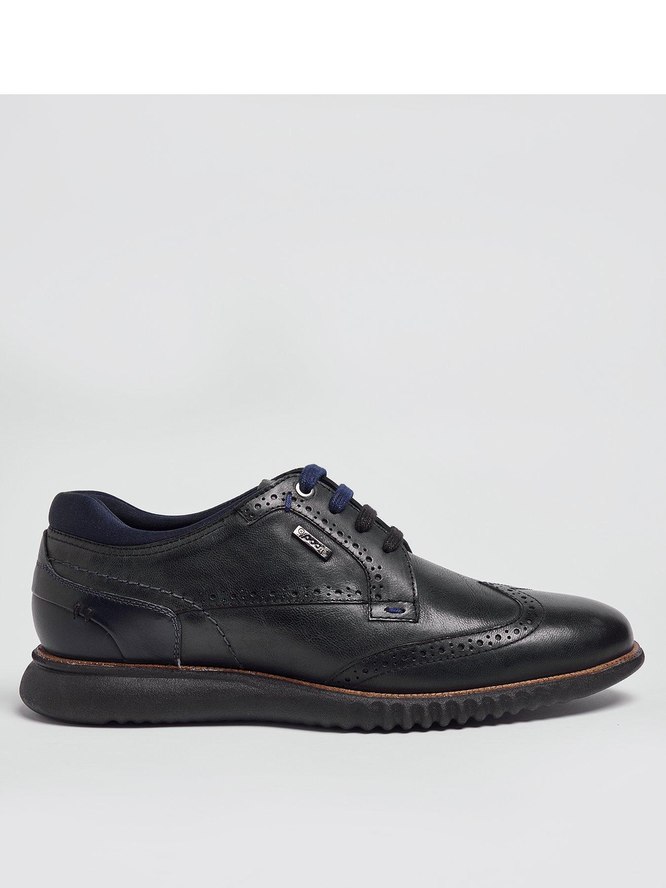 Pod Conrad Black Leather Shoes | very.co.uk