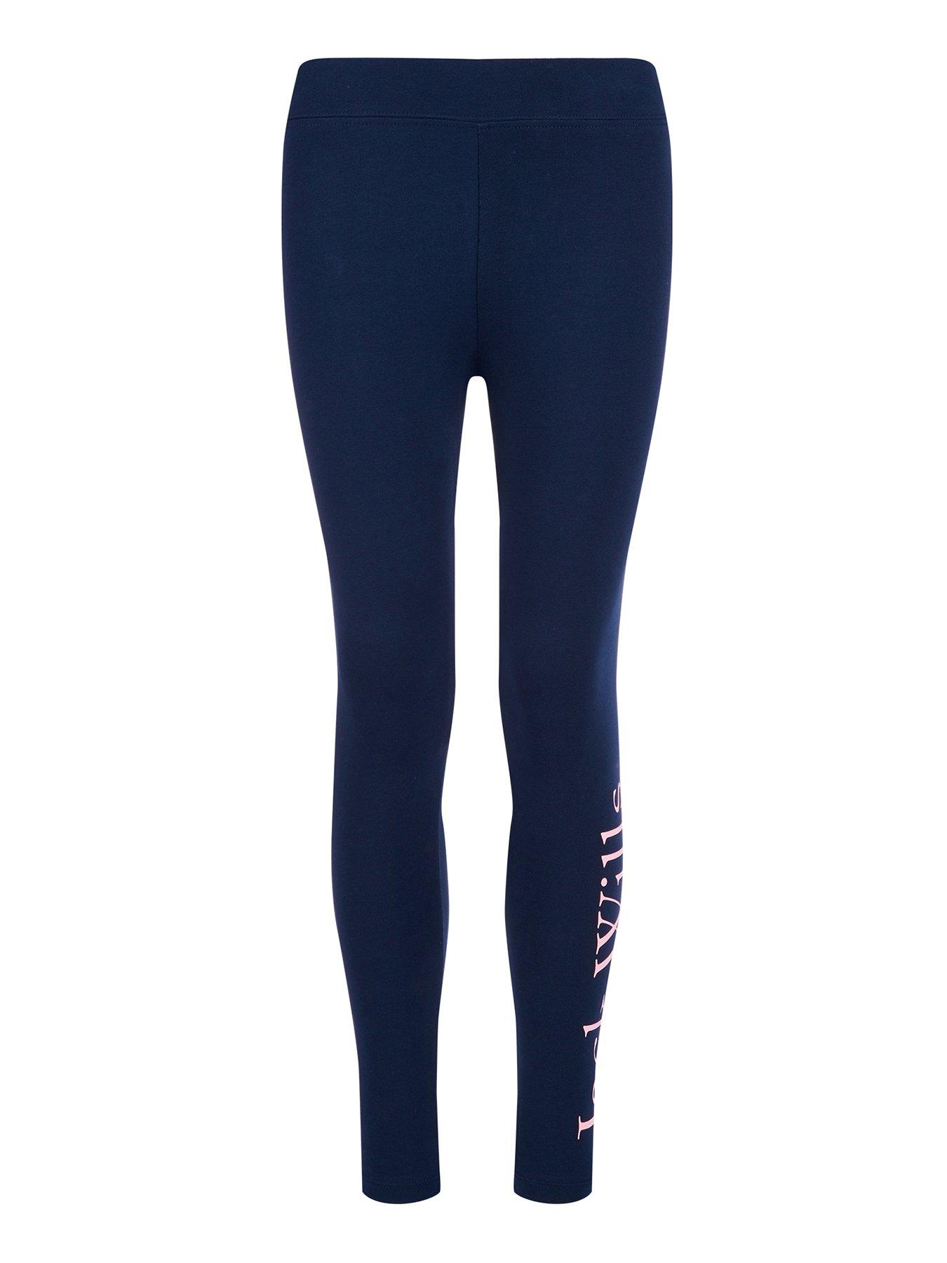 Jack Wills Girls Script Legging - Navy