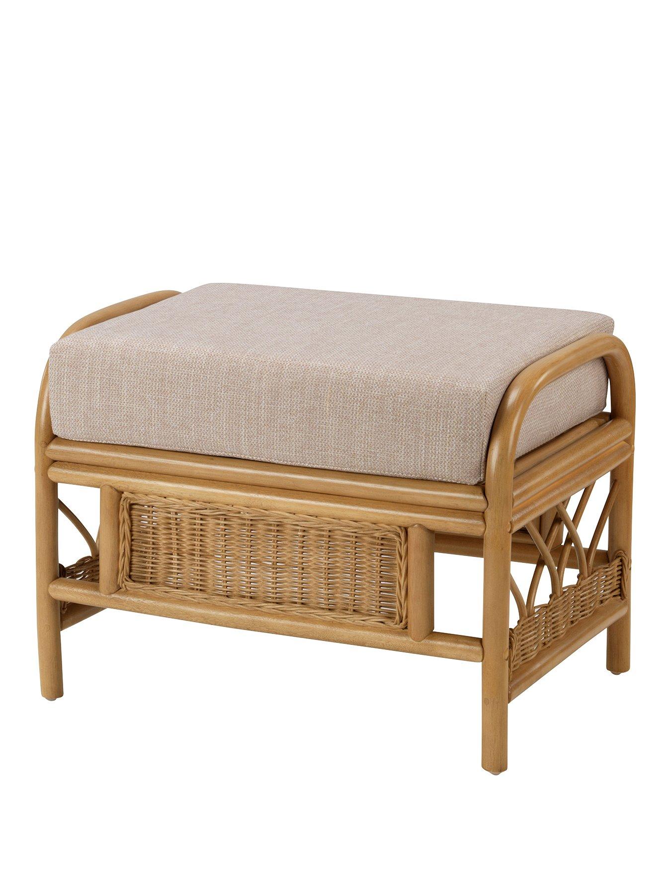 Desser Viola Light Oak Conservatory Footstool Very.co.uk