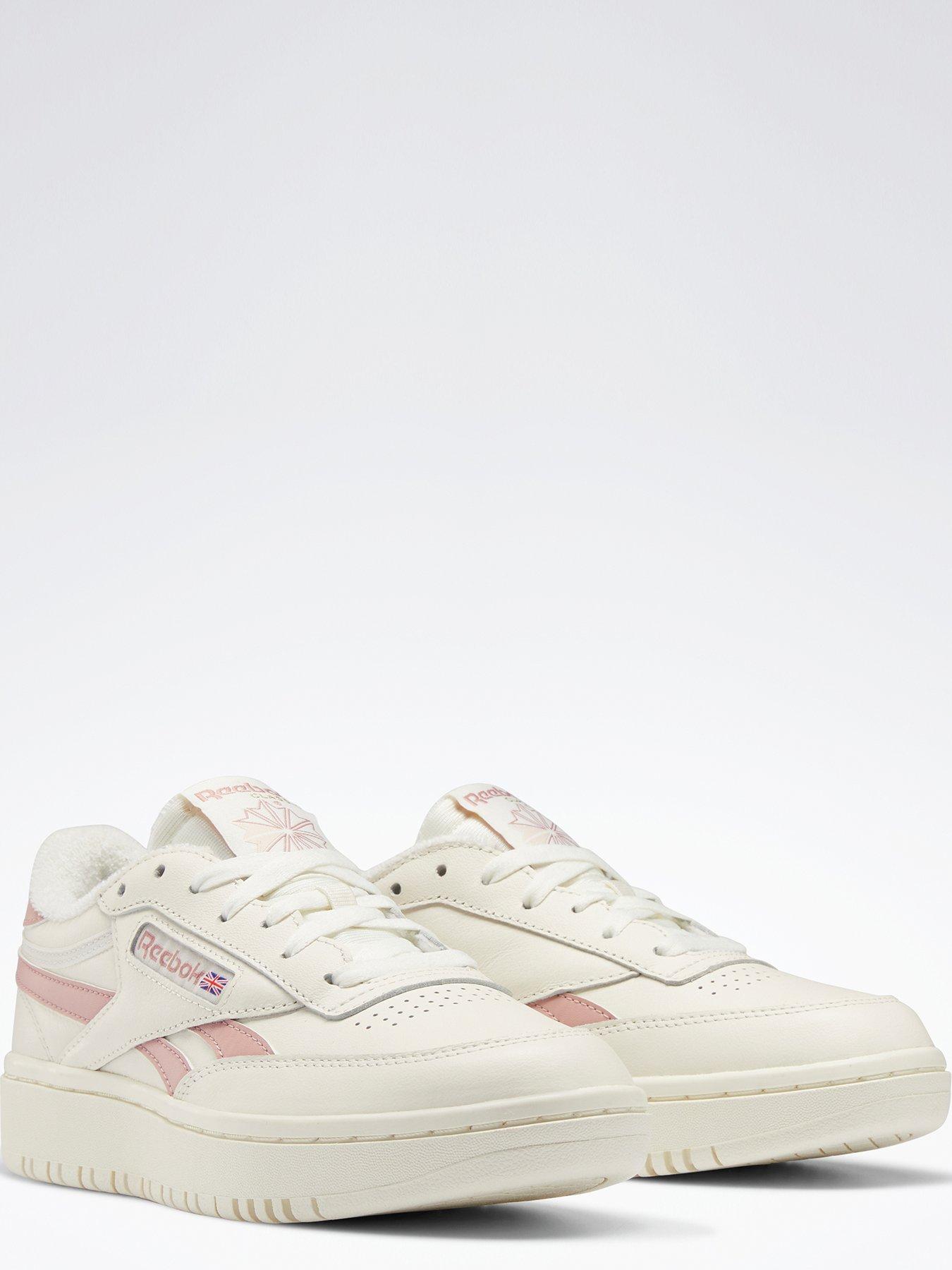 Reebok Club C Double Shoes - White/Pink 