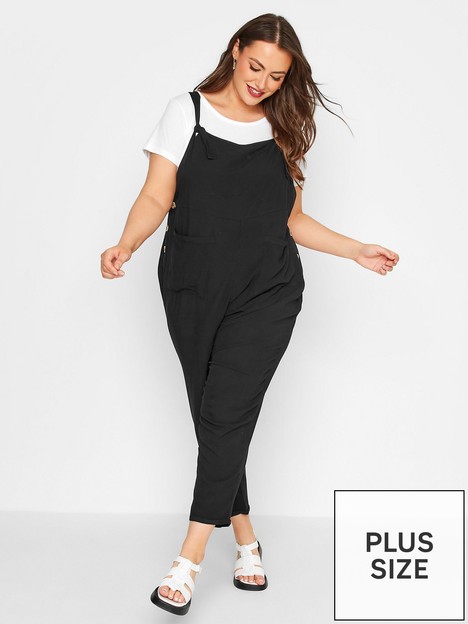 yours-pocket-dungarees-black