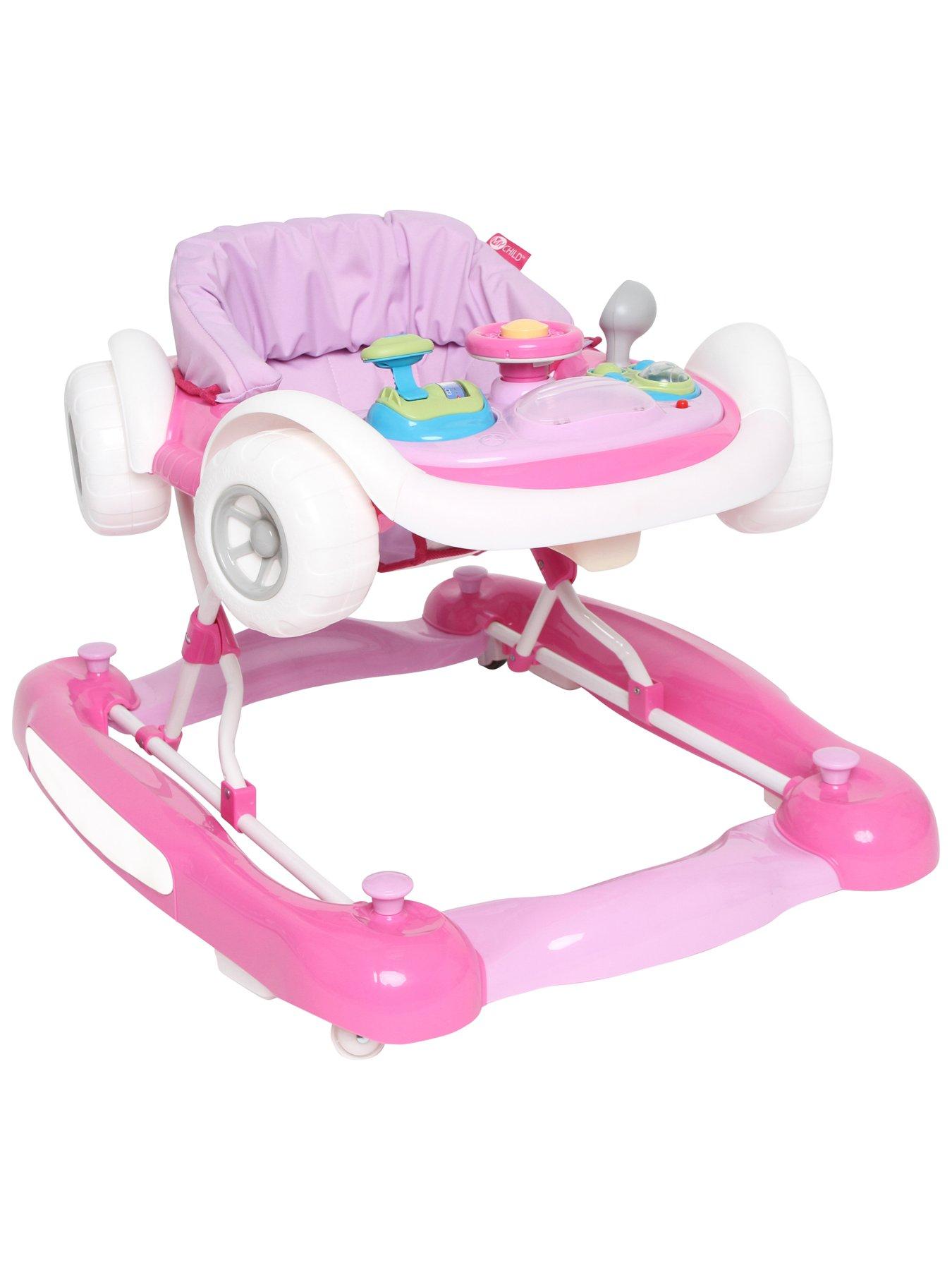 pink baby walker uk