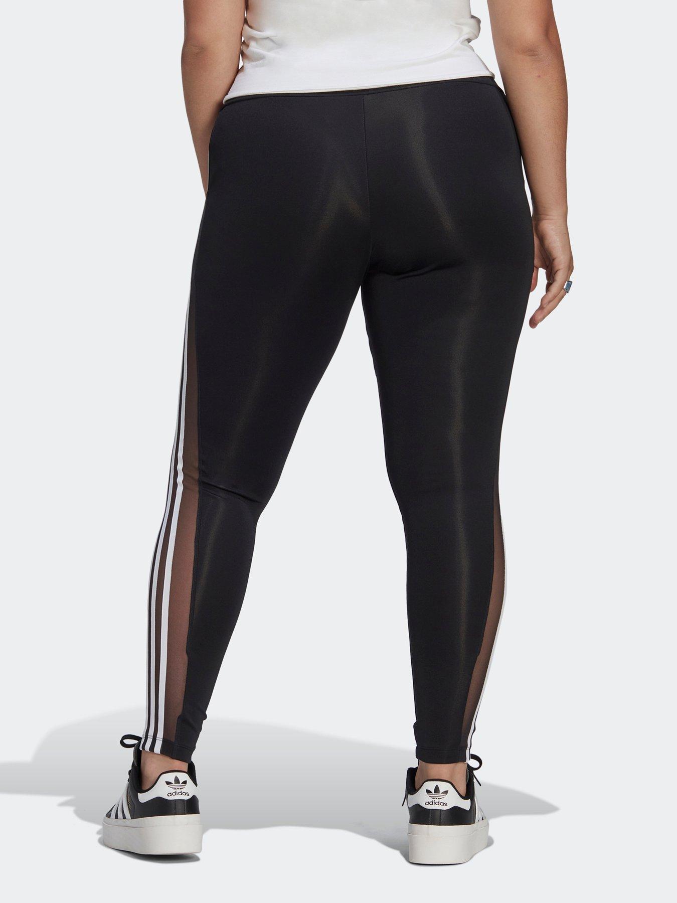 adidas Originals Mesh Leggings - Black | very.co.uk