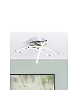 Product photograph of Bhs Aalto Led Flush Fitting - Chrome from very.co.uk