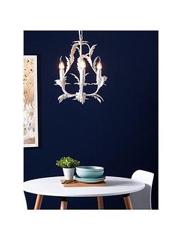 Product photograph of Bhs Flo 3 Light Chandelier from very.co.uk