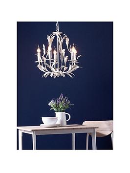 Product photograph of Bhs Flo 5 Light Chandelier from very.co.uk