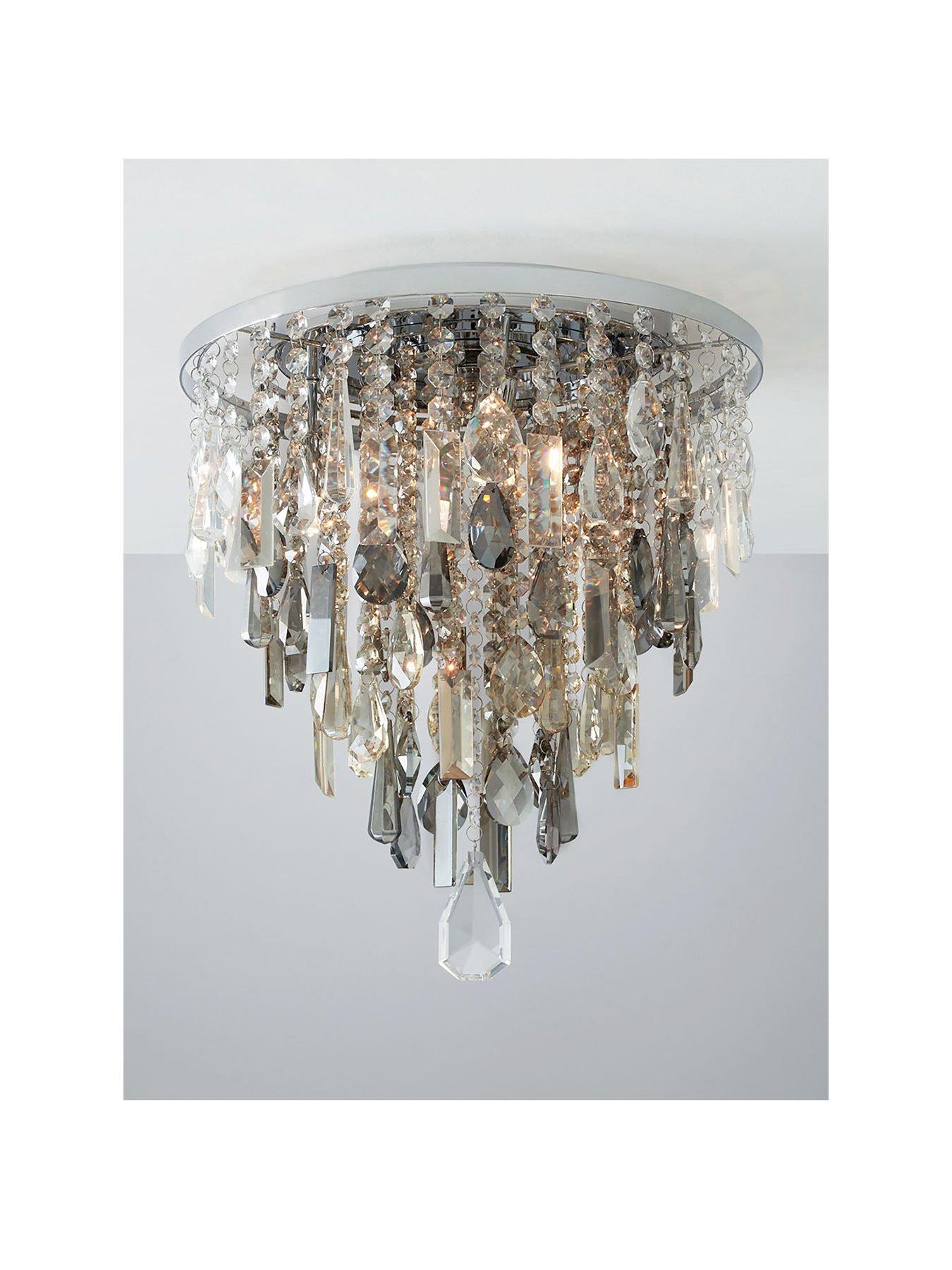Product photograph of Bhs Jennifer Flush Light Fitting from very.co.uk