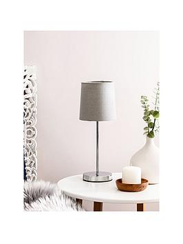 Product photograph of Bhs Mira Touch Stick Table Lamp from very.co.uk
